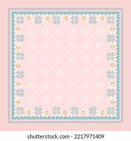 design for hijab or scarf