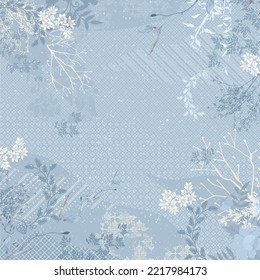 design for hijab or scarf