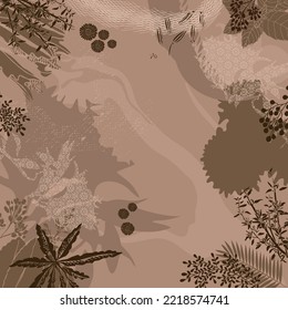 design for hijab or scarf
