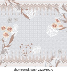 design for hijab or scarf