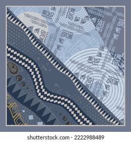 design for  hijab or scarf