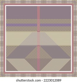 design for hijab or scarf