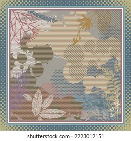 design for hijab or scarf