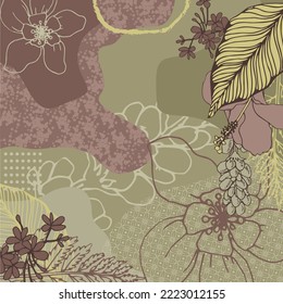 design for hijab or scarf