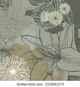 design for hijab or scarf