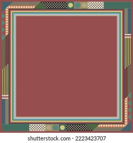 design for hijab or scarf