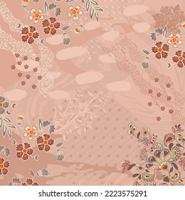 design for hijab or scarf