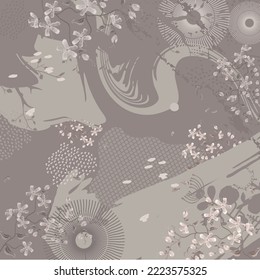 design for hijab or scarf