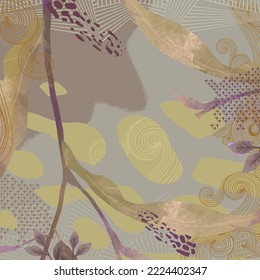 design for hijab or scarf
