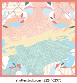 design for hijab or scarf