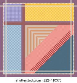 design for hijab or scarf