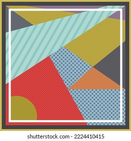 design for hijab or scarf