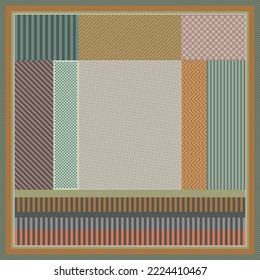 design for hijab or scarf