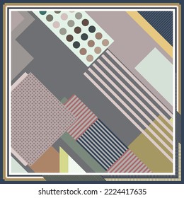 design for hijab or scarf