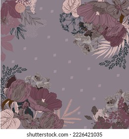 design for hijab or scarf