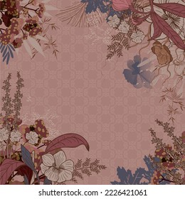 design for hijab or scarf