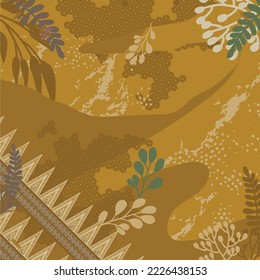 design for hijab or scarf