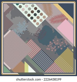 design for hijab or scarf