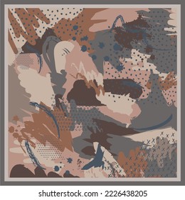 design for hijab or scarf