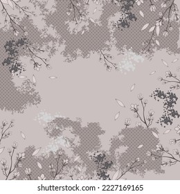 design for hijab or scarf