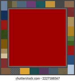 design for hijab or scarf