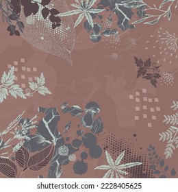 design for hijab or scarf