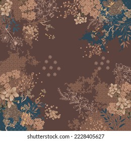 design for hijab or scarf