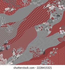 design for hijab or scarf