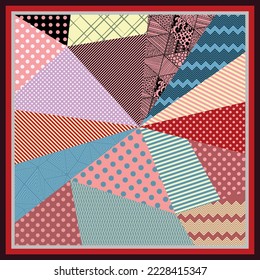 design for hijab or scarf