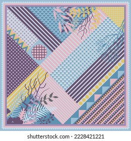 design for hijab or scarf