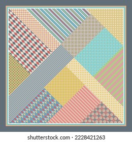 design for hijab or scarf