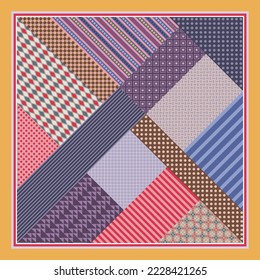 design for hijab or scarf