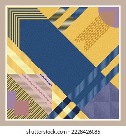 design for hijab or scarf