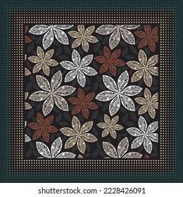 design for hijab or scarf