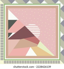 diseño para hijab o bufanda
