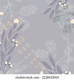 design for hijab or scarf