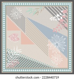 design for hijab or scarf