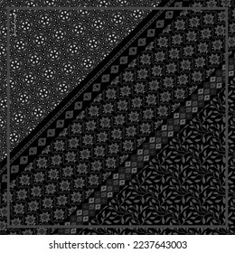 design for hijab or scarf