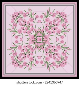 design for hijab or scarf