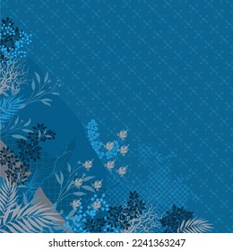 design for hijab or scarf