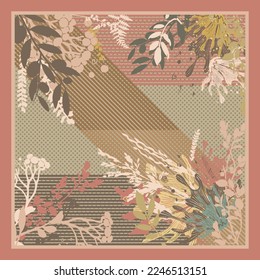 design for hijab or scarf