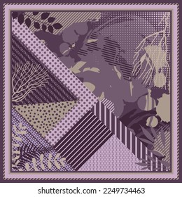 design for hijab or scarf