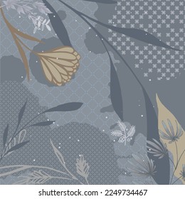 design for hijab or scarf