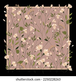 design for hijab or scarf
