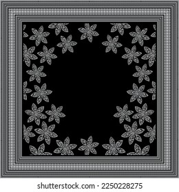 design for hijab or scarf