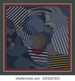 design for hijab or scarf