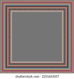 design for hijab or scarf