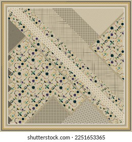 design for hijab or scarf