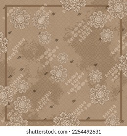 design for hijab or scarf