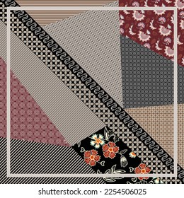 design for hijab or scarf